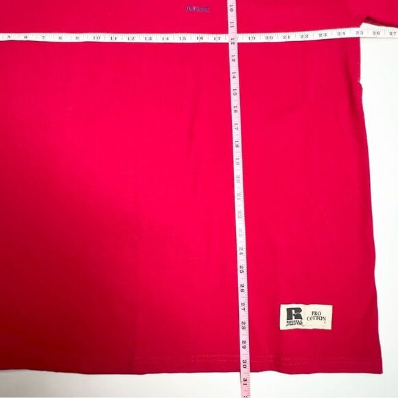 Russell Athletic Pro Cotton Embroidered Philadelphia Phillies 2002 Tee Shirt XL - Picture 9 of 10